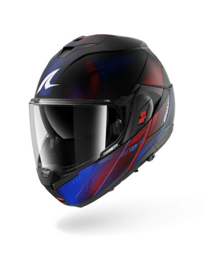 Čelada Shark OXO Speed-tech- Črna modra rdeča mat